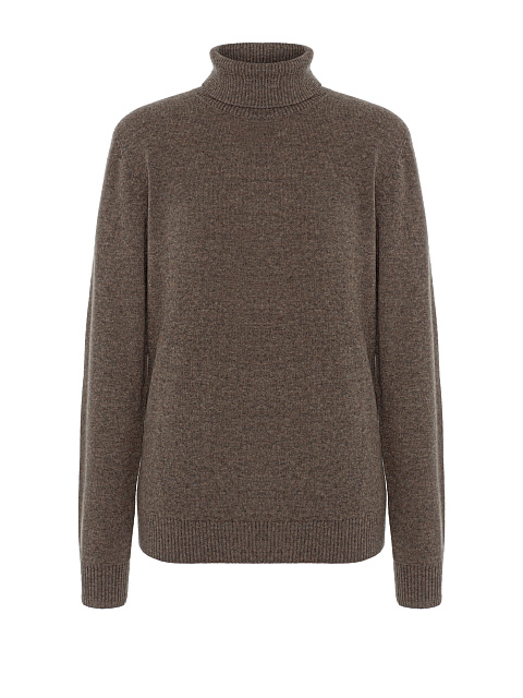 Brown cashmere turtleneck, 1