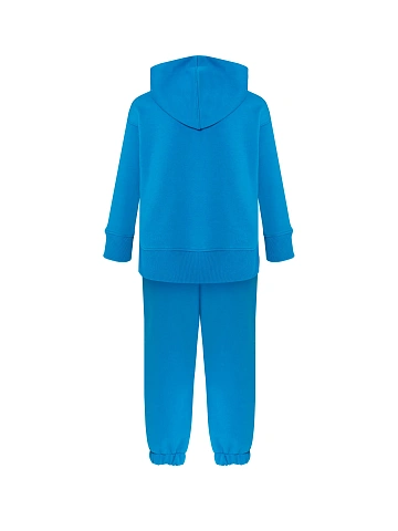 Kid's Bright Blue "YK" Embroidered Jersey Tracksuit, 2