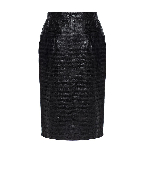 Black leather skirt, 2