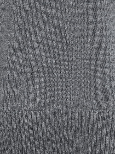 Grey Royal Cashmere Turtleneck Sweater, 5