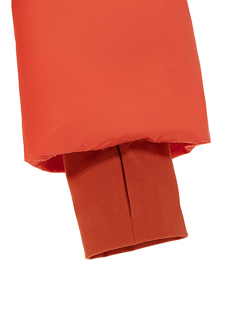 Red Unisex Hooded Puffer Jacket, 6