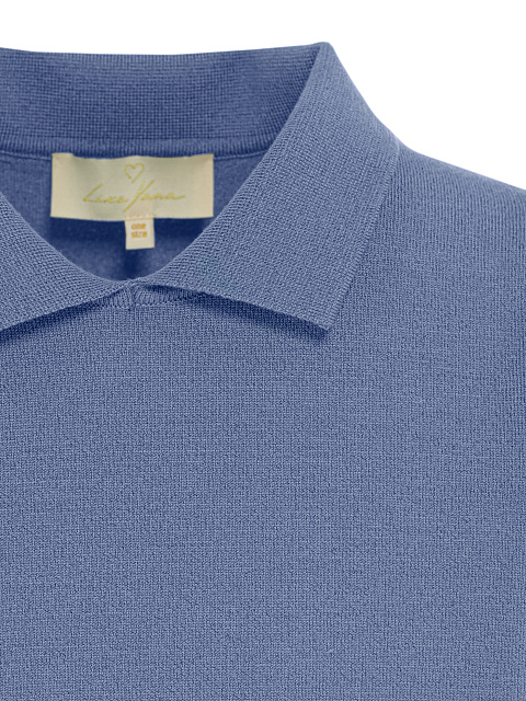Blue Short Sleeves Jumper, 3 Blue Short Sleeves Jumper, 3