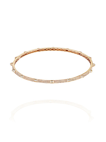 Yellow Gold & Diamonds Choker Necklace, 1