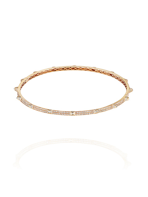 Yellow Gold & Diamonds Choker Necklace, 1