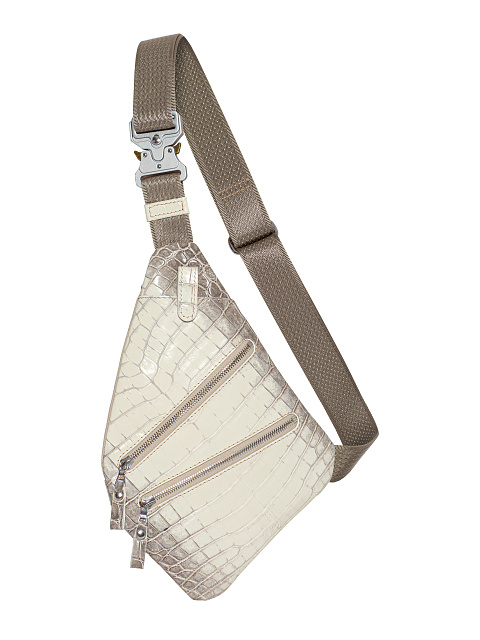 Men's Himalayan Crocodile Leather Bag, 1 Men's Himalayan Crocodile Leather Bag, 1