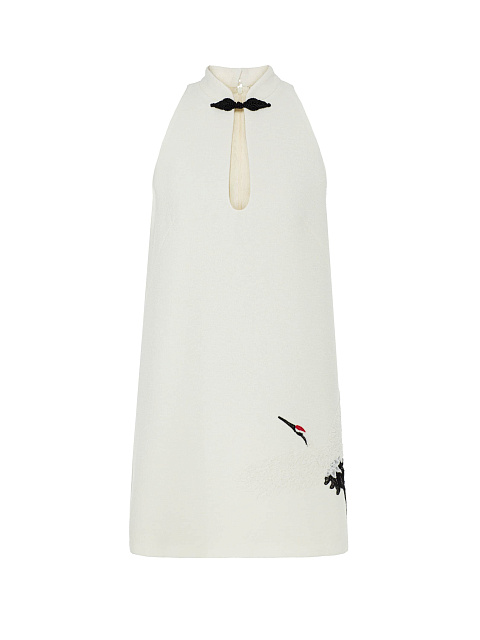 Mini dress with lace embroidery, 1