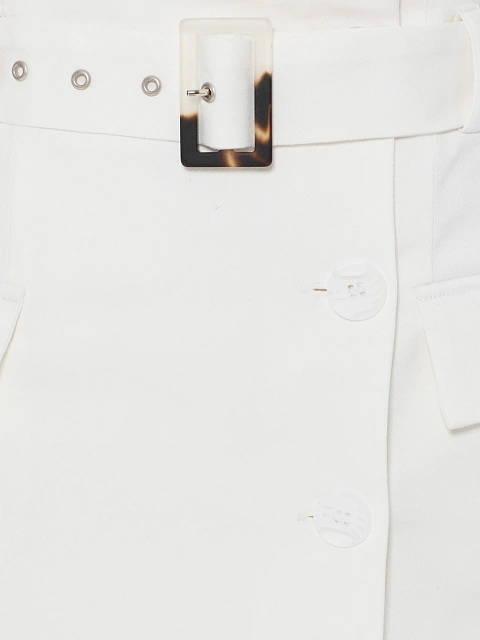 White Midi Skirt With Pockets, 3 White Midi Skirt With Pockets, 3