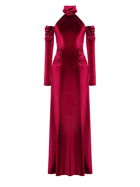Crimson Velvet Maxi Dress, 1 Crimson Velvet Maxi Dress, 1