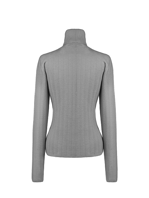 Grey Cashmere Turtleneck, 4