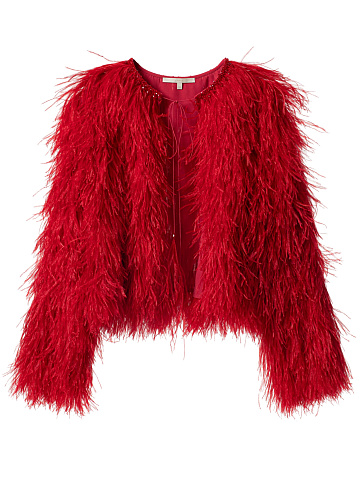 Red feather jacket, 1