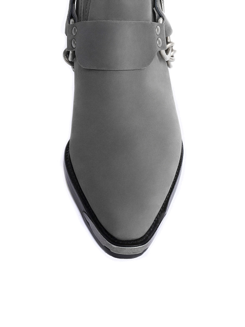 Grey Nubuck Ankle Boots, 4