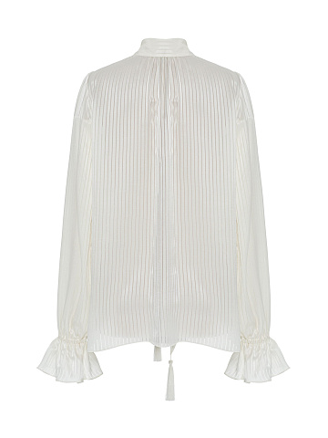 White silk blouse, 2