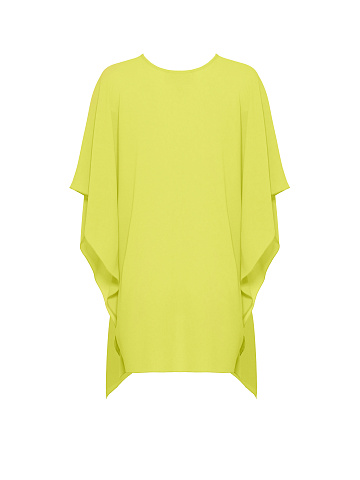 Neon Yellow Chiffon Tunic, 2
