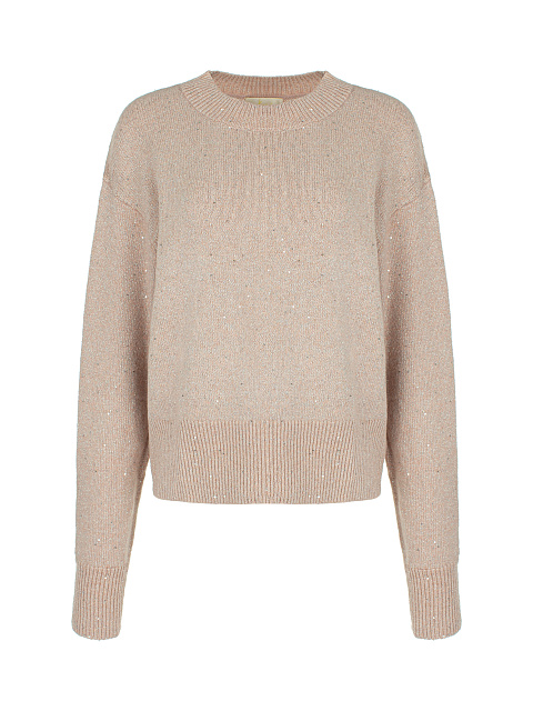 Light Rose Lurex & Sequins Jumper, 1