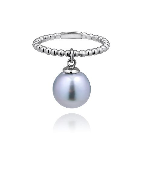 White Gold & Pearl Ring, 1