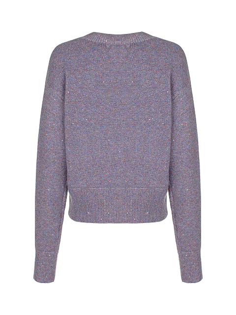 Purple Lurex & Sequins Jumper, 2