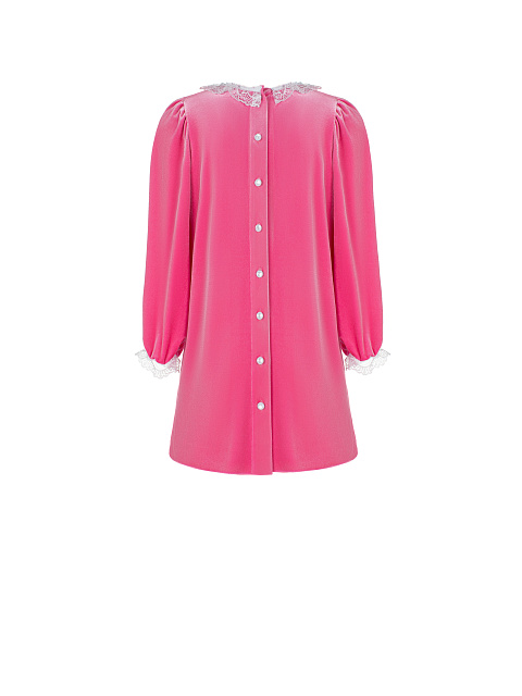 Pink Velvet Girl's Dress, 4 Pink Velvet Girl's Dress, 4
