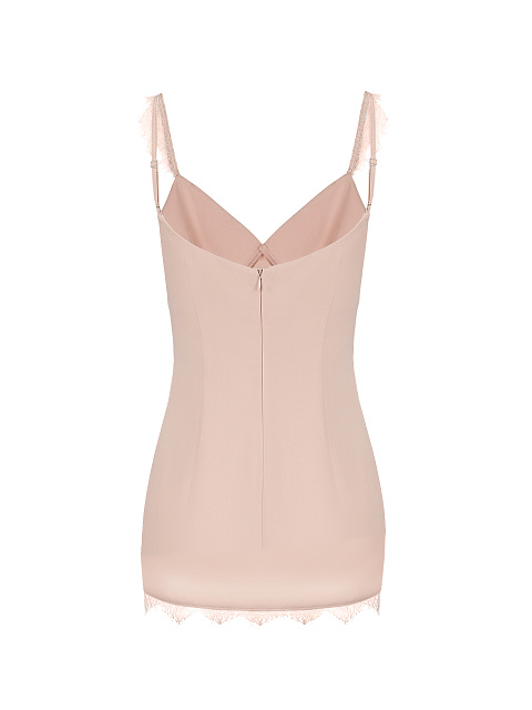 Pink Ultra Mini Slip Dress, 2 Pink Ultra Mini Slip Dress, 2