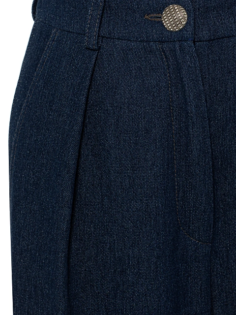 Navy Cotton Jeans, 3 Navy Cotton Jeans, 3