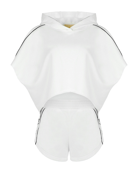 White & Black Embroidery Jersey Set, 1 White & Black Embroidery Jersey Set, 1