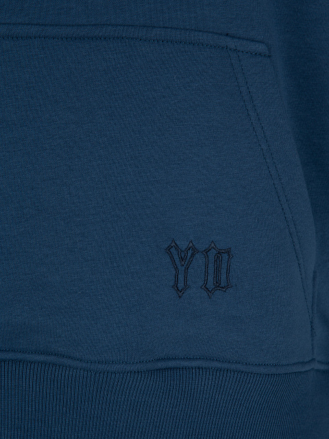 Dark Blue Jersey Set With White Embroidery, 5