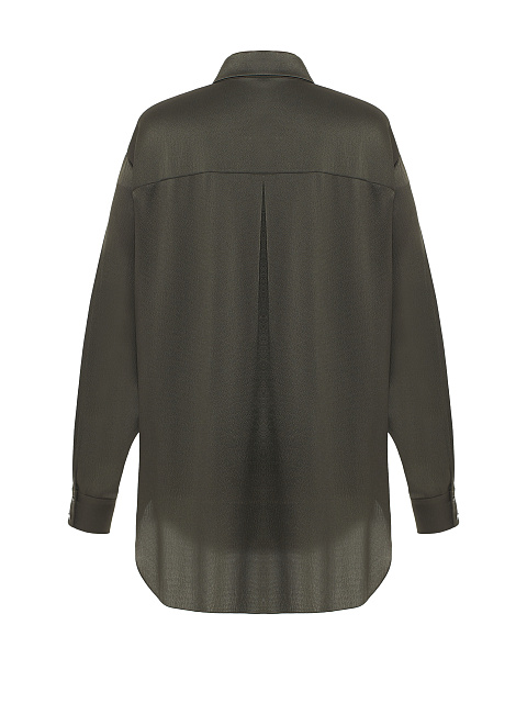 Dark Green Silk Shirt, 3 Dark Green Silk Shirt, 3