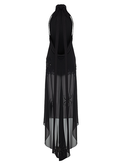 Black embroidered maxi dress, 2 Black embroidered maxi dress, 2