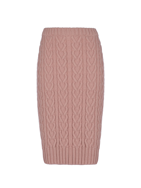 Pink Cable Knit Midi Skirt, 1 Pink Cable Knit Midi Skirt, 1