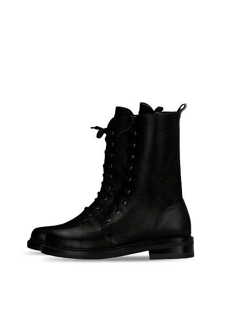 Black Leather Army Boots, 1