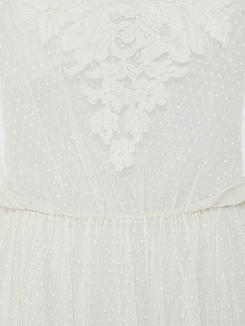 White double-layer cotton dress, 6