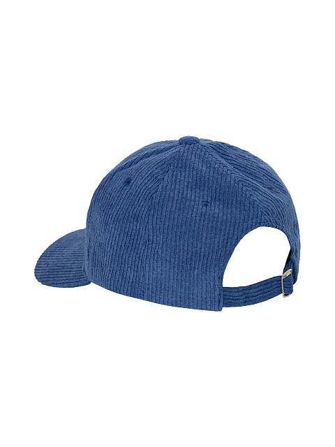 Blue corduroy cap with Yana embroidery, 3 Blue corduroy cap with Yana embroidery, 3