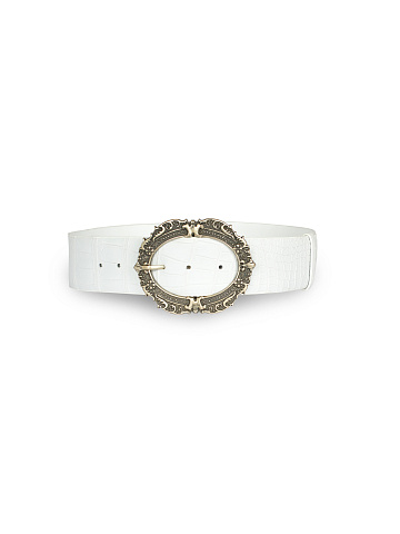 White Corcodile Belt, 1