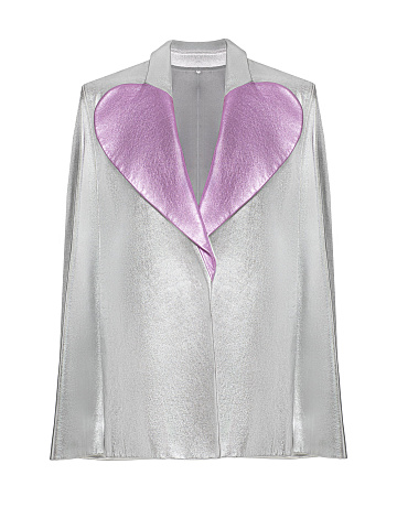 Silver Leather Cape, 1