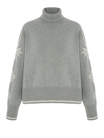Gray wool sweater, 1