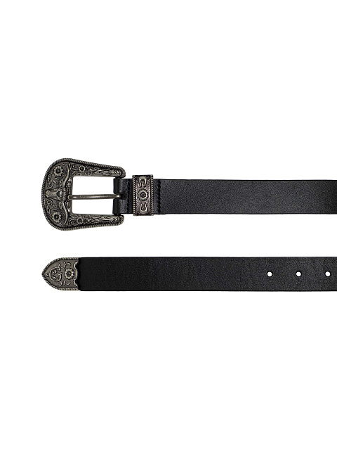 Black leather belt, 5