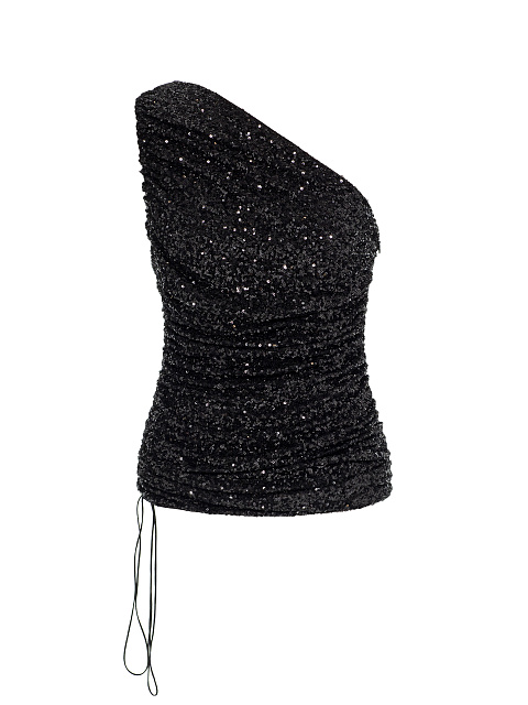 Black sequined top, 1 Black sequined top, 1