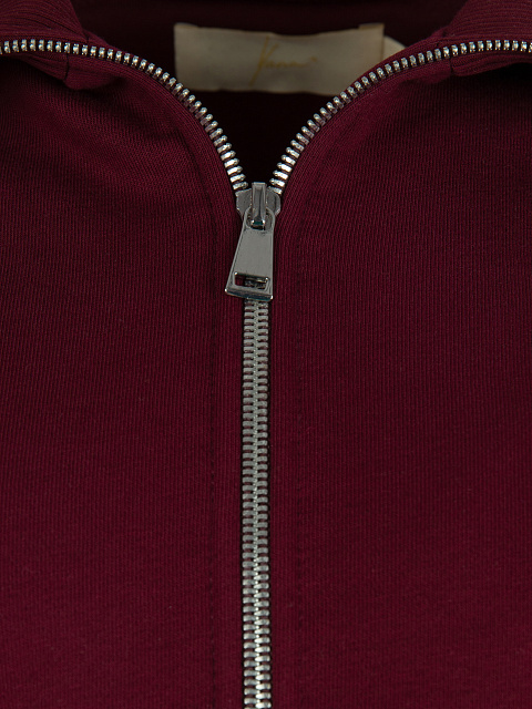 Bordeaux Cross Embroidered Jersey Suit, 6