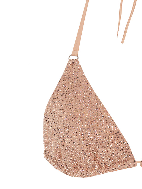 Beige Swimsuit With Swarovski Crystals, 3