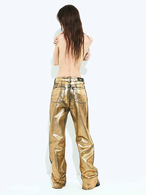 Golden Plated Straight Leg Jeans, 3 Golden Plated Straight Leg Jeans, 3
