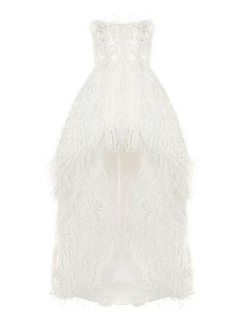 White Feather Tulle Dress, 1 White Feather Tulle Dress, 1