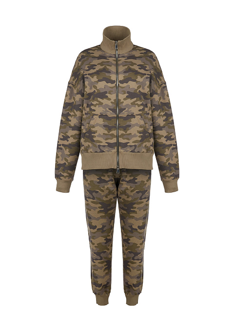 Khaki Camouflage Jersey Suit, 1
