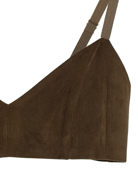 Brown Suede Top, 3