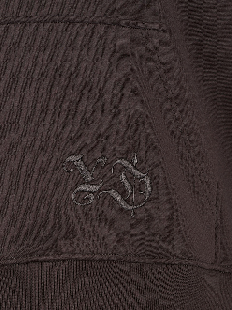 Brown Jersey Set With Cross Embroidery, 6