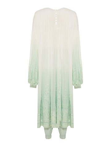 Cotton suit, embroidered tunic, elasticated joggers, 2