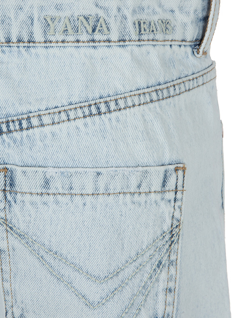 Distressed Blue Cotton Jeans, 5 Distressed Blue Cotton Jeans, 5