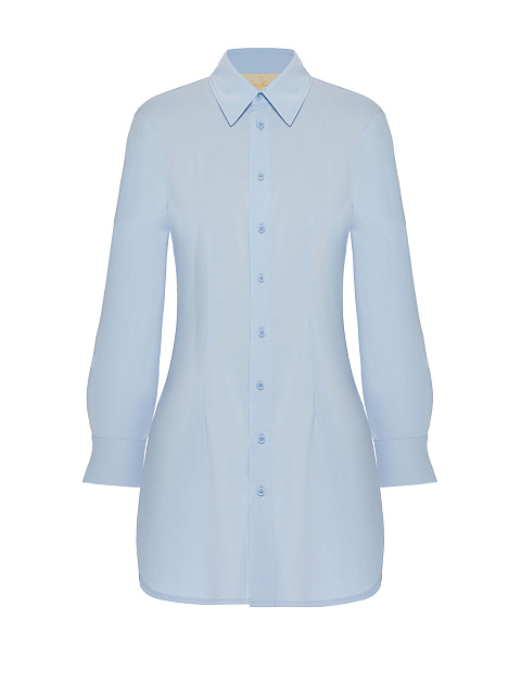 Light Blue Poplin Shirt Dress, 1 Light Blue Poplin Shirt Dress, 1