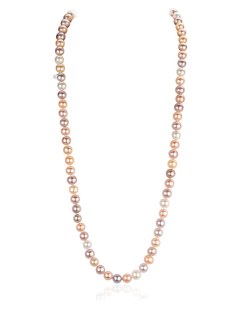 Multicolor pearl necklace, 1