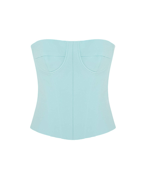 Light blue three-piece suit with corset, 3 Light blue three-piece suit with corset, 3