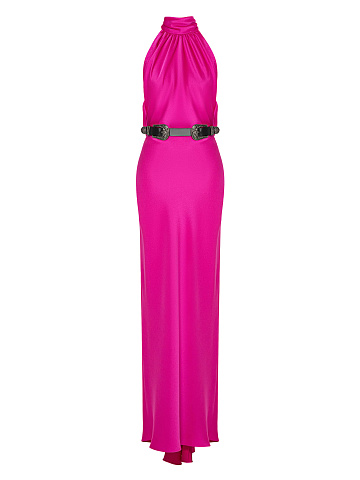 Pink maxi dress, 1