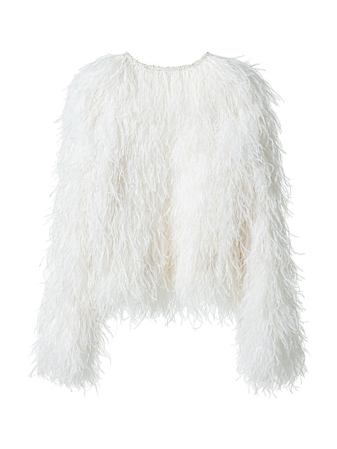 White feather jacket , 2 White feather jacket , 2